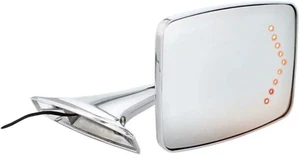 Convex Exterior Mirror W/Led Turn Signal for 1973-87 Chevy & GMC Truck - R/H - Picture 1 of 12
