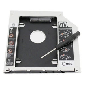 Apple Macbook Pro/Unibody Caddy Optibay 2ème disque dur/ssd sata remplace le DVD-D 9,5 mm - Photo 1/8