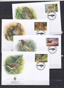 F1593 - Saint Lucia 2001 - FDC - Vogels/Birds/Vögel WWF/WNF - Imagen 1 de 1
