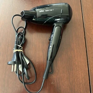 Braun Satin Hair 1 Compact Travel Hair Dryer EURO PLUG. A - Picture 1 of 4