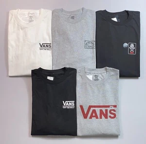 Men's Vans Long Sleeve Cotton T-Shirt NEW - Picture 1 of 8