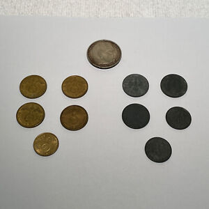 Germany Deutsches Reich Coin Lot 1937-1943