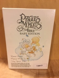 Precious Moments Bible Baby Edition NKJV Thomas Nelson 202PM - Foto 1 di 7