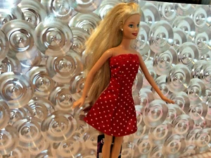 Red Dress for Barbie-Handmade - Picture 1 of 1
