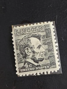 US General Issue 4c Scott# 1282 Abraham Lincoln Single Stamp OG Unused - #4413 - Picture 1 of 2