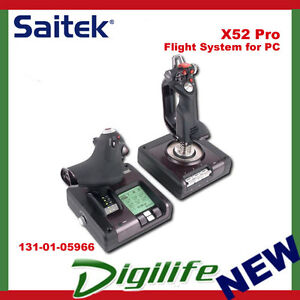 Logitech G X52 PRO Flight Control System Joystick for PC Gaming Saitek