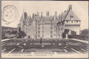 LANGEAIS 37 Château CPA écrite à Jules Coupillaud à Magnac-Touvre 16 Ruelle 1909 - Picture 1 of 2