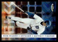 2002 Finest X-Fractors 96 Mike Rivera  Detroit Tigers