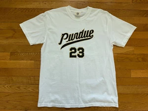 Purdue Boilermakers shirt Script Basketball Jersey #23 Cam Heide Shirt Mens Sz L - Picture 1 of 4
