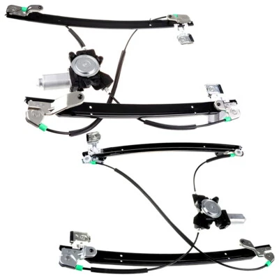 Power Window Regulator For Chrysler Town Country Dodge Front Left Right w/ Motor - Imagem 1 de 4