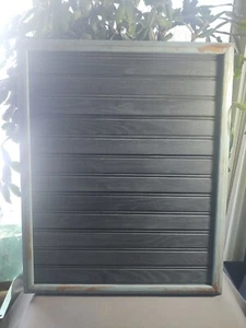 Handmade Chalkboard Blue Frame Wainscot Chalkboard Paint 18" x 22" - Picture 1 of 8