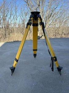 Fiberglas Stativ GPS Totalstation Füllstand Vermessung Tragegurt - Bild 1 von 9