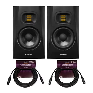 Adam Audio T7V 7-Inch Powered Studio Monitor (Pair) with 25Feet XLR Cables - Picture 1 of 6