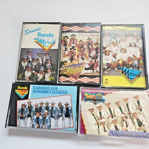 BANDA MOVIL	CUANDO LOS HOMBRES LLORAN	5 CASSETS	1995	FONOVISA	FPC-9353	USED	MB - Picture 1 of 12