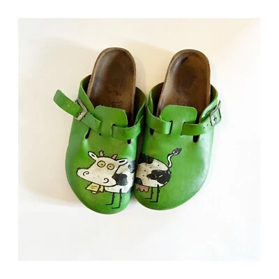 Zuecos sin cordones para niños Cow Birkis talla 34 Foto 1 de 4