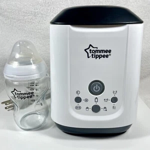 Tommee Tippee Go Intelligent Bottle Warmer Machine & New 9 Fl Oz Glass Bottle - Picture 1 of 6