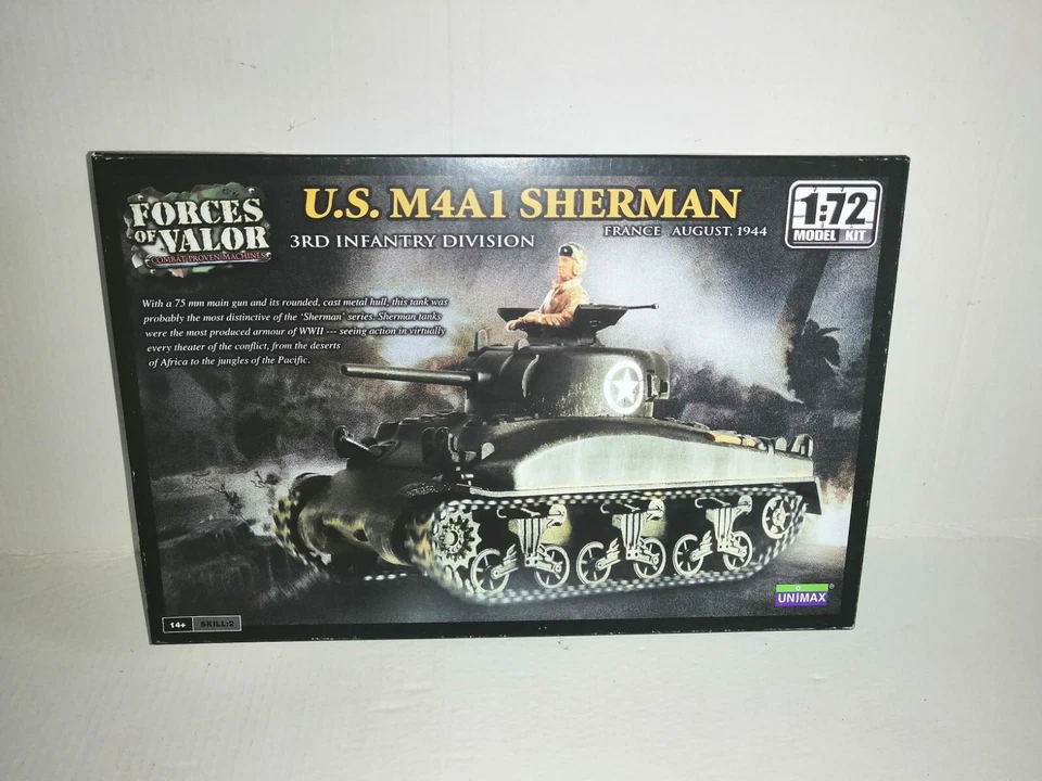 UNIMAX 1/72 KIT MONTAGGIO US M4A1 SHERMAN REF.87013 - Immagine 1 di 1