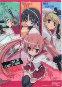 pencil board Shitajiki Aria the Scarlet Ammo anime Kanzaki Shirayuki Riko Reki - Picture 1 of 1
