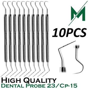 X10 Explorer/Sonda 23-15 Set di sonde dentali a doppia estremità tedesco qualità premium - Foto 1 di 4