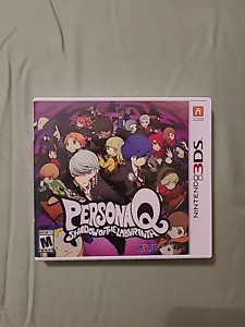 Persona Q Shadow of the Labyrinth Nintendo 3DS CIB Nintendo Faughlty Issue Error - Picture 1 of 11