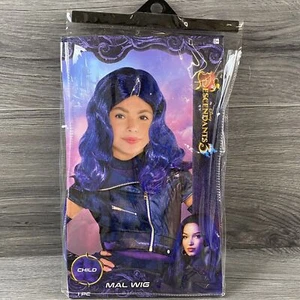 Disney Descendants 3 Mal Wig Character Girls Halloween Cosplay Costume - Picture 1 of 6