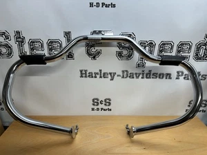 Genuine Harley-Davidson Softail TwinCam Mustache Engine Guard Chrome 49140-05B - Picture 1 of 5
