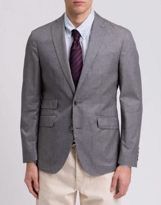 HACKETT Blazer Jacket Partially Lined Sharkskin Pattern size 40R - RRP £290 - Image 1 of 4
