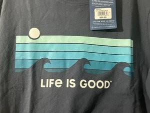 Life Is Good T-Shirt Größe M Kostenloser Versand! - Bild 1 von 4