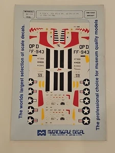 1/72 Microscale decals 72-398 P-51D, 334FS/4 FG, 40FS/35FG, 12FBS /18FBG - Picture 1 of 2