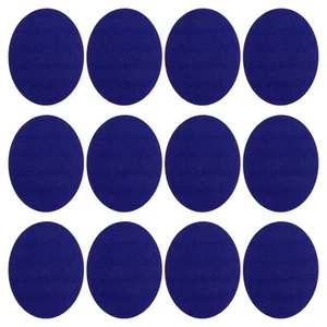 Iron-on Patches 12 Pack Velvet Elbow Knee Patches Oval Repair Patches Kit for... - Picture 1 of 6