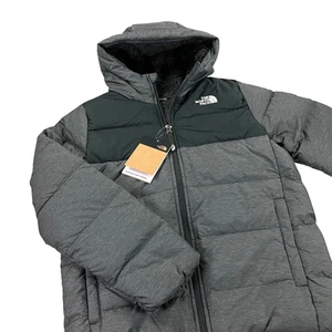 The North Face Youth Moondoggy Down Hoodie Puffer Jacke Jungen L (14/16) grau - Bild 1 von 11