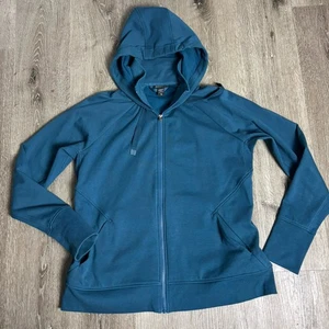 Nuevo Athleta Triumph Talla XL Sudadera con Capucha con Cremallera Orgánica Verde azulado 486251 - Imagen 1 de 16