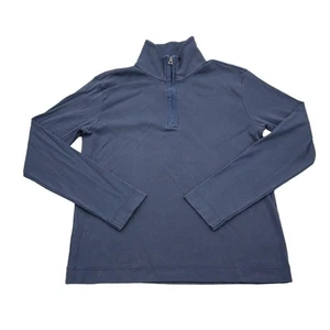Maglione Hugo Boss donna L blu manica lunga petto cerniera pullover outwear - Foto 1 di 18