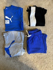 Boys Puma Blue Bundle (Shirts & Shorts) Size XL Youth - Picture 1 of 9