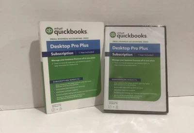 Intuit Small Business Acounting 2022 Desktop Pro Plus Subscription 1 Year Sealed - Image 1 of 4