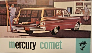 1962 MERCURY COMET dealer pc. E.M. STIVERS, INC, St. Louis, MO. 5.5 x 3.25 - Picture 1 of 4