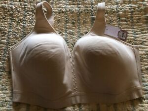 Cacique flesh tone poly cotton spandex LIGHTLY LINED NO WIRE bra   40 H NEW TAGS