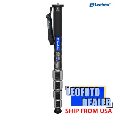 Leofoto Monopod MPQ-405C 5-Section CF Monopod Waterproof Leg Locks with Case - Image 1 of 4