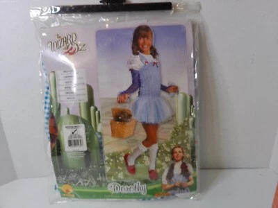 Wizard of Oz Dorothy Child Halloween Costume Size Medium (8-10) Dress-up Rubie's - Image 1 of 3