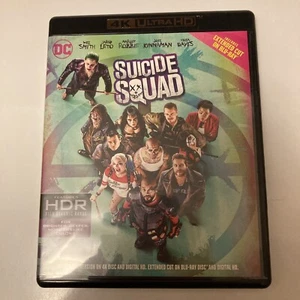 ⚡️Suicide Squad 4k (4k + Blu Ray) No Digital Code. Extended Cut On Blu Ray!🔥 - Picture 1 of 6