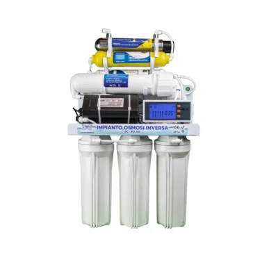 DC SOLUTION Depuratore acqua domestico osmosi inversa sotto lavello 8 stadi 400 Galloni