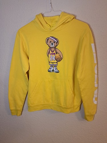 VETEMENTS Felpa con cappuccio gialla Bailey Abbigliamento Legend con orso da basket