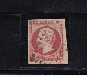 Francia 1853/60 40 c. arancio vivo Effigie Napoleone III N5422 - Picture 1 of 1