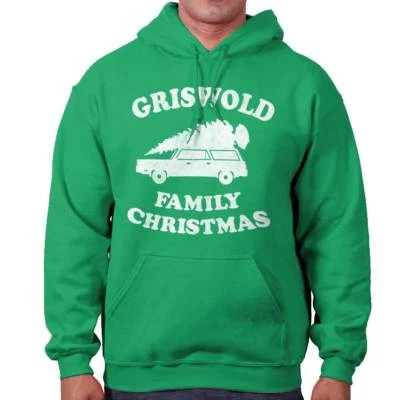Griswold Family Christmas Xmas Holiday Movie Hoodie Hooded Sweatshirt Men Women - Image 1 of 4