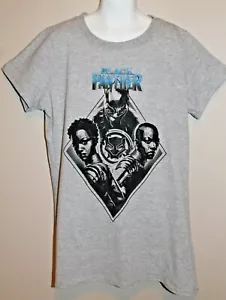 Women's Juniors S Small Marvel Black Panther Gray T-Shirt NWOT - Picture 1 of 4