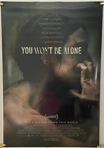 YOU WON'T BE ALONE DS GEROLLT ORIGINAL ONE SHEET MOVIE POSTER SARAH KLIMOSKA 2021 - Bild 1 von 1