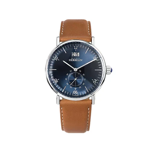 Piel de becerro Michel Herbelin 18247/15go qt para hombre Foto 1 de 1