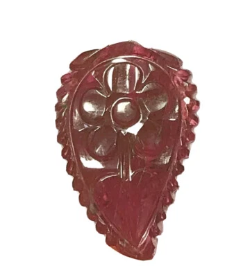 Turmalina rosa natural 53,37 quilates grande suelta tallada a mano piedra preciosa flor gema Foto 1 de 4