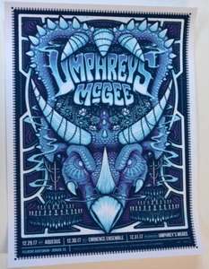UMPHREY'S MCGEE- 2017 - NEW YEARS EVE - FILLMORE - DENVER - TOUR POSTER - Picture 1 of 4