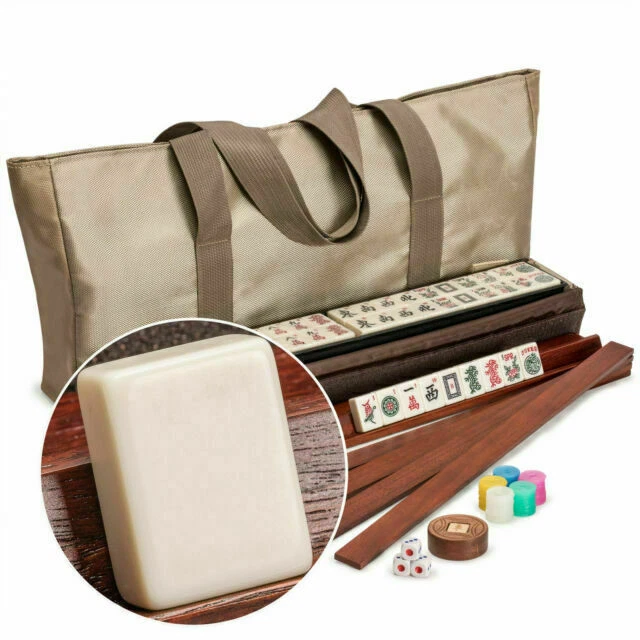 Yellow Mountain Imports American Mahjong Set The Mojave Ivory - All Accessories